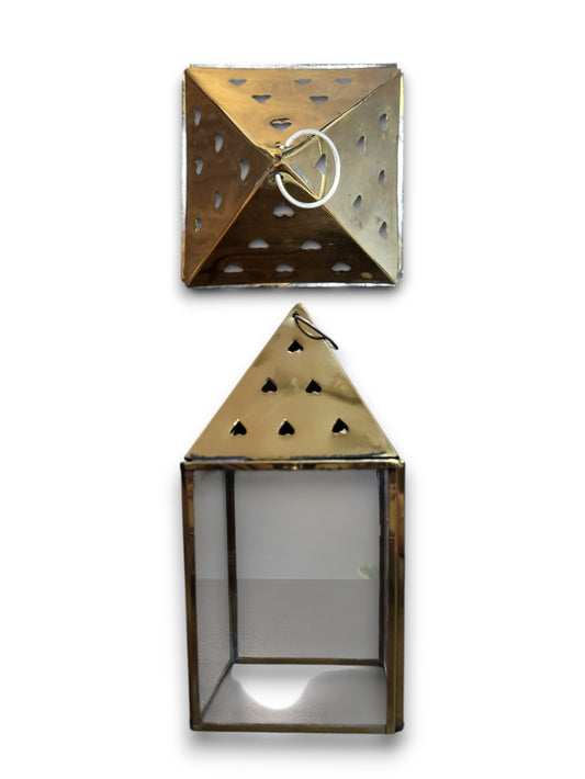 Glass Shade for Diya (Pyramid)