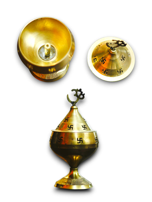 Designer Akhand Diya (Medium)
